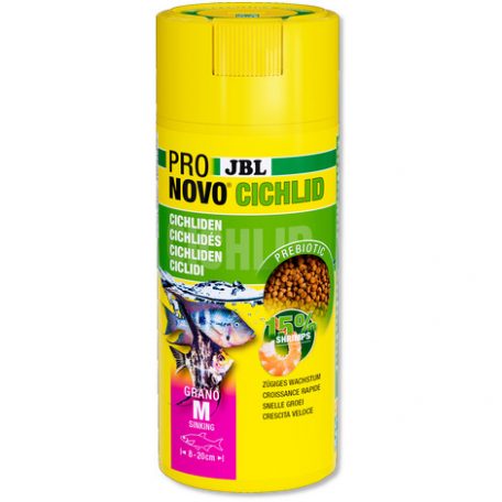 JBL Pro Novo Cichlid Grano M 250ml CLICK