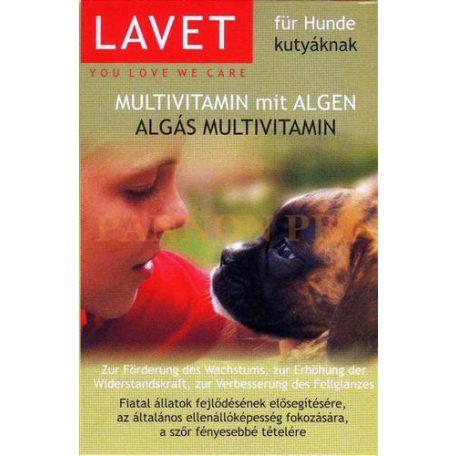 Lavet algás multivitamin tabletta kutya 50db