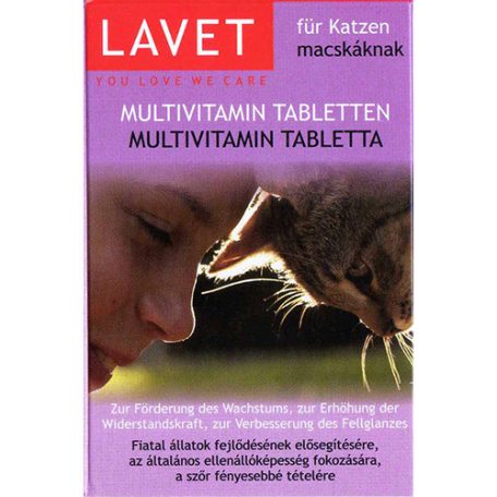 Lavet multivitamin tabletta macska 50db