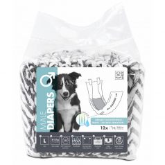 M-PETS kutya nadrágpelenka kan L 8-15kg 12db (40)