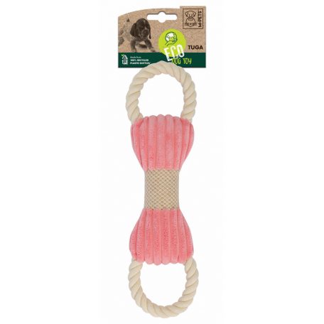 M-PETS Eco kutyajáték Tuga 27x13cm pink