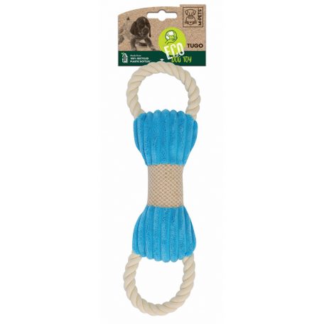 M-PETS Eco kutyajáték Tugo 27x13cm kék