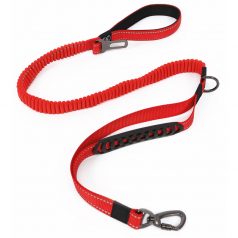   M-PETS Flex Pro multifunkcionális póráz 2,5x120/150cm piros