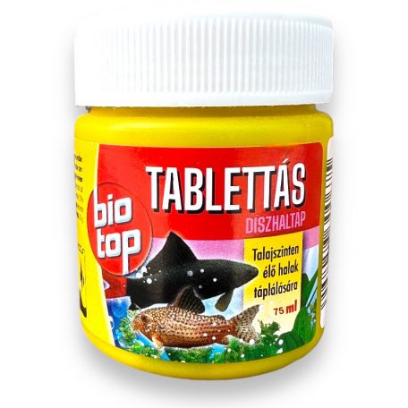 Bio Top tablettás díszhaltáp 75ml (50g)