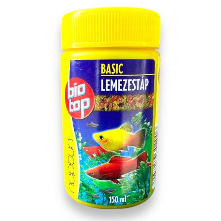 Bio Top lemezes díszhaltáp basic 150ml