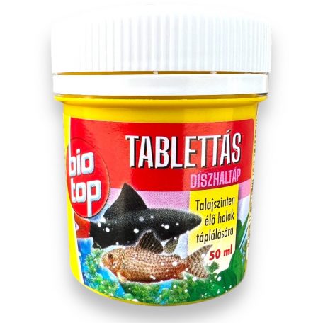 Bio Top tablettás díszhaltáp 50ml (35g)