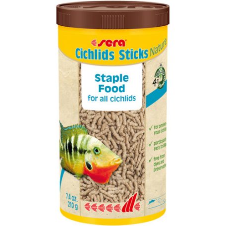 Sera Cichlids Sticks Nature 1L