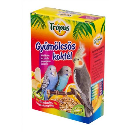 Trópus gyümölcskoktél hullámos-nimfa 200ml (10)