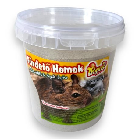 Trópus csincsillahomok vödrös 1kg