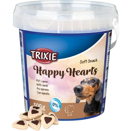 Trixie jutalomfalat Soft Snack Happy Hearts 500g vödrös