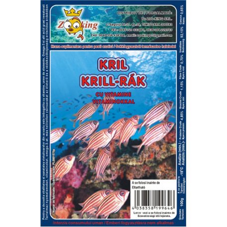 Zoo King krill (apró) fagyasztott 100g